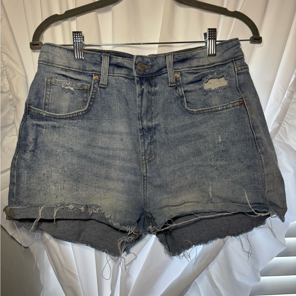 Wild Fable Light Blue Distressed Jean Shorts